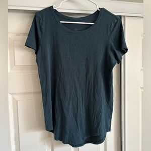Lululemon Dark Teal Speckled T-Shirt